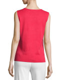 Crewneck Tank, Sorbet Red