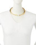 Darcey Pearly-Tip Collar Necklace