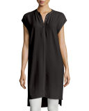 High-Low Silk Georgette Layering Dress