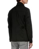 Lightweight Buckled-Side Jacket, Black