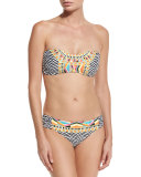 Brasilia Bandeau Swim Top, Multi