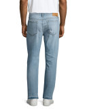 Rude Boy Neu Destroyed Denim Jeans, Light Blue