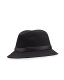Ingrid Baby Cashmere® Felt Fedora Hat, Black