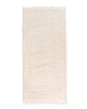 Dionix Sheer Metallic Stripe Scarf, Pink