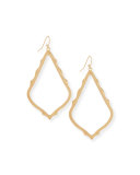 Sophee Statement Drop Earrings in Rose Gold Plate