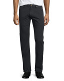 Ashland Five-Pocket Slim Jeans, Black