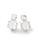 Rock Candy® Two-Stone Earrings in Clear Quartz