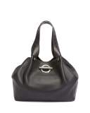 Riot Leather Tote Bag, Black