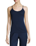 V-Neck Camisole Top, Galaxy Blue