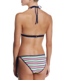Marina Crocheted High-Neck Swim Top