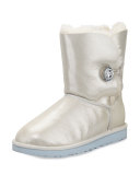 I Do! Bailey Swarovski® Crystal Bridal Boot, White