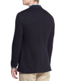 Yorkshire Soft Two-Button Jacket, Barchetta Blue