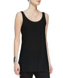 Long Silk Jersey Tunic