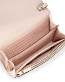 Robinson Saffiano Wallet-On-Chain, Pale Apricot