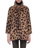 Spotted Stand-Collar Coat, Date