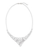 Garland Diamond Necklace in 18K White Gold