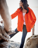 Snap-Front Hooded Jacket, Plus Size 