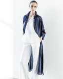Gemma Cloth 3/4-Sleeve Long Duster