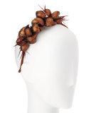 Alchemia Silk Flower Headband, Copper