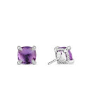 9mm Châtelaine Amethyst Stud Earrings