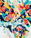 Sleeveless Floral-Print Midi Dress, Multi Colors