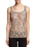 Printed Unlined Camisole, Leopard Nouveau, Plus Size