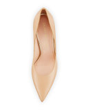 Legend Leather Pointed-Toe Pump