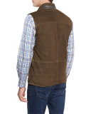 Melange Plaid Sport Shirt, Hawaiian Blue