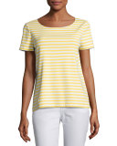 Short-Sleeve Striped Tee