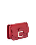 Viv' Micro Bordino Shoulder Bag, Red