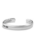 Streamline Silver Cuff Bracelet