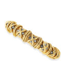 24k Plated X-Station Crystal Bangle