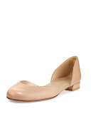 Cutie Leather d'Orsay Ballerina Flat, Bambina