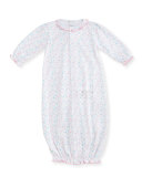 Elegant Ellie's Printed Footie Pajamas, Pink, Size Newborn-9 Months