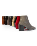 Bacari Nocturn Chunky-Heel Bootie, Pyrite