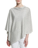 Striped Reversible Poncho, Moon