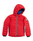Youth Sherwood Hooded Jacket, Red, XS-XL