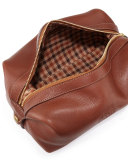 Leather Travel Kit, Vintage Chestnut