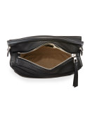 Small Calfskin Puzzle Bag, Black