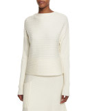 Ribbed Merino Pullover Sweater