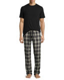 Grant Plaid Two-Piece Pajama Gift Set
