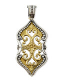 Hebe Ornate 18K & Sterling Silver Pendant