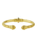 18K Flamenco Bracelet with London Blue Topaz Cabochons