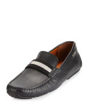Pearce Leather Driver w/Trainspotting Strap, Black