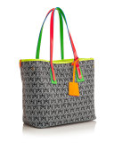 Marlborough Limited Edition Iphis Printed Canvas Tote Bag, Neon