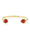 Eclipse Teardrop Wire Cuff