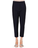 Attila Low-Rise Cropped Pants, Navy
