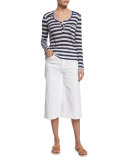 Le Gaucho High-Waist Jeans, Blanc