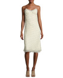 Santi Floral-Print Silk Slip Dress