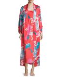 Chianti Floral Gown, Cinnabar